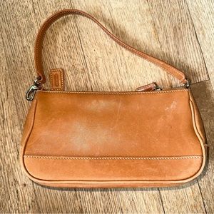 Vintage small Coach purse tan color
